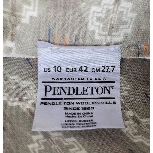 Pendleton Santa Clara Garden Clog Aztec Low Women’s Size 10 M EU 42 - Picture 9 of 11